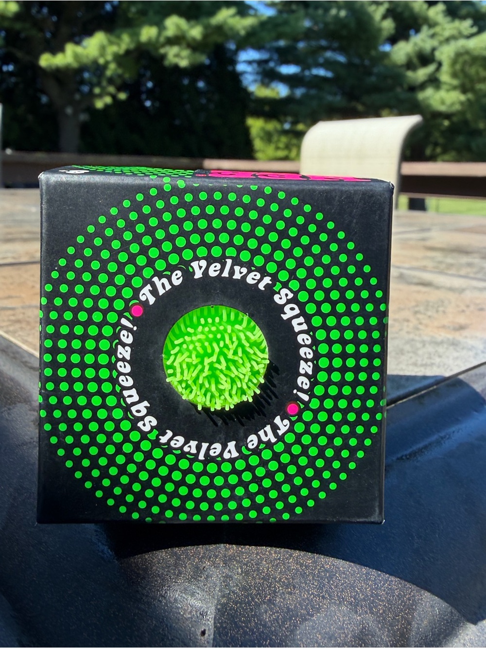 NeeDoh Fuzz Ball- Green *RARE* - Picture 3 of 3